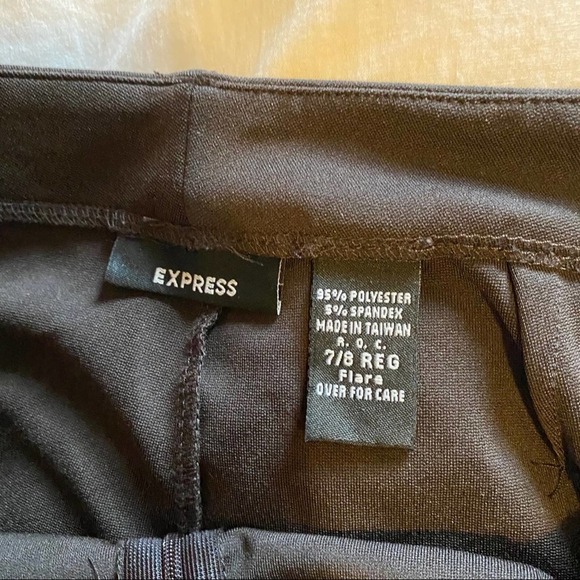 VTG Chocolate Brown Straight Flare Dress Pants - Picture 4 of 4